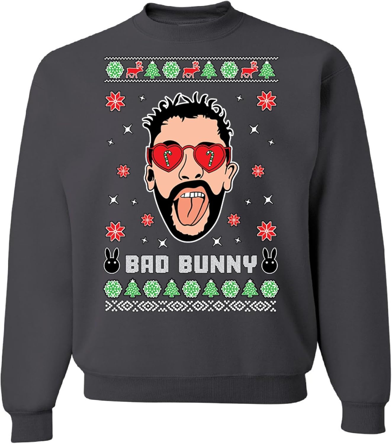 wild custom apparel Ugly Christmas Sweater 2024 Crewneck Sweatshirt