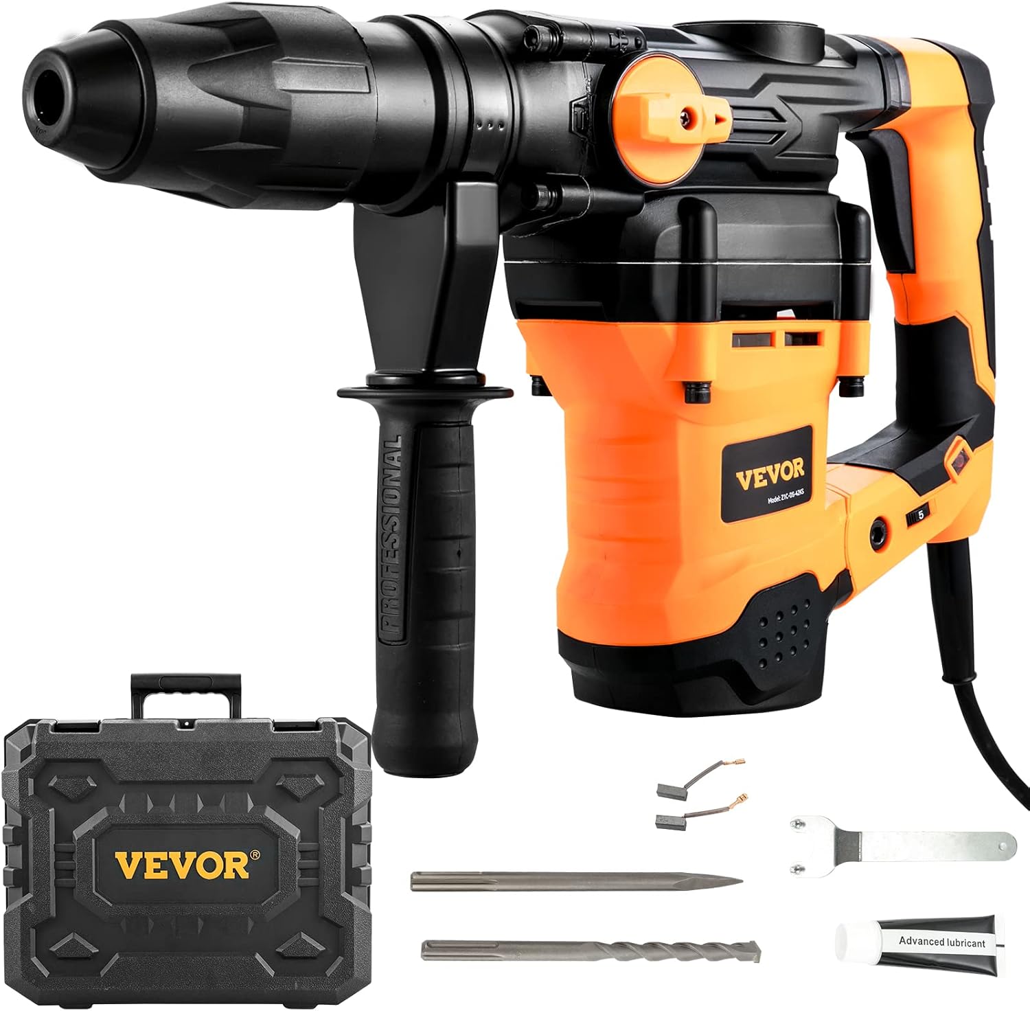 VEVOR 19/16 Inch SDSMax Rotary Hammer Drill, 13Amp Corded Drills