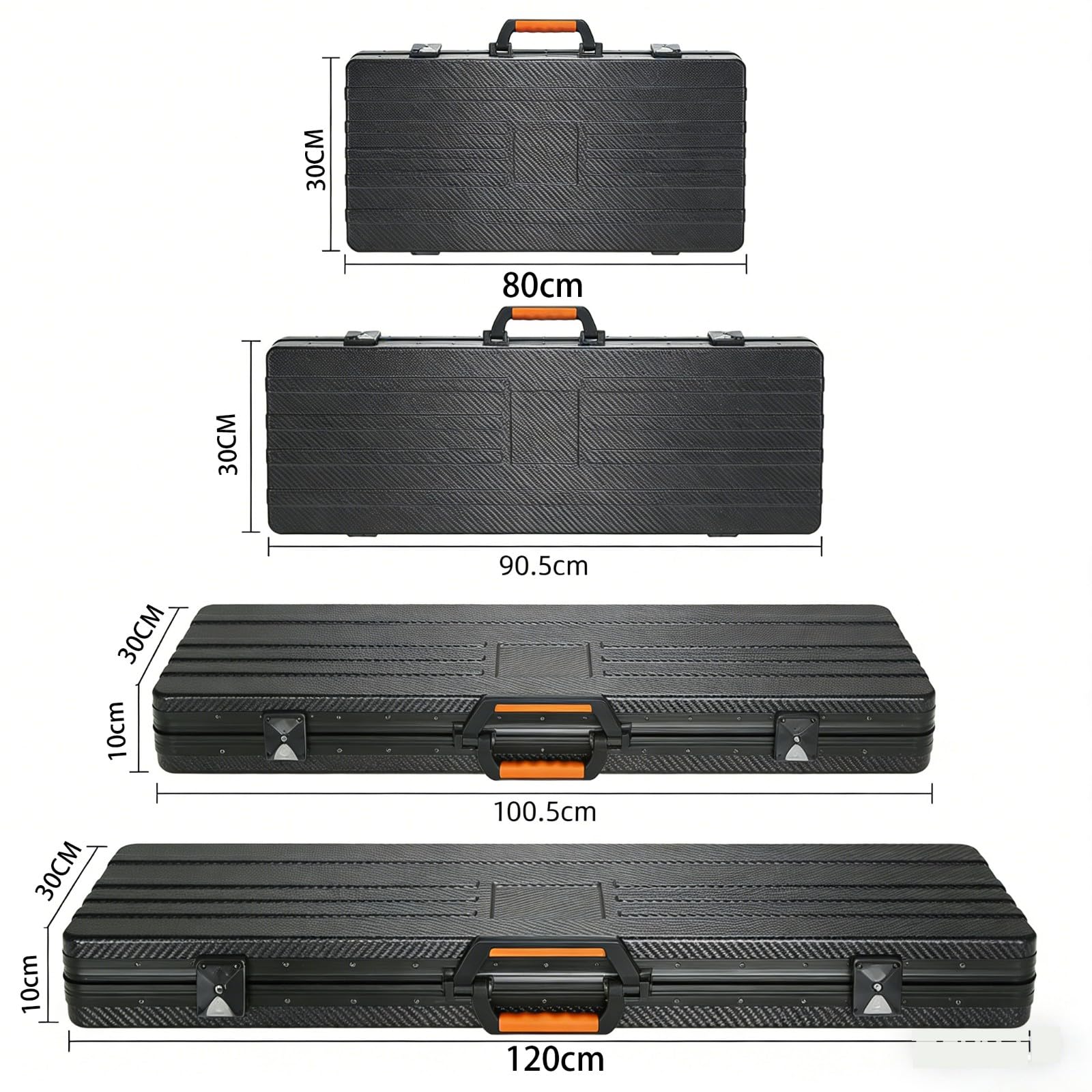 Valise De Transport Rigide, Étui De Protection Antichoc Étanche avec Cadre Aluminium Et Serrure à Combinaison, pour Armes De Chasse Accessoires Pêche Matériel Photographie Outils