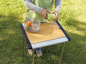 2個スノーピーク／ peak ウッドテーブル W竹　【CK-126TR】 Amazon.co.jp: スノーピーク(snow peak) アイアングリルテーブル