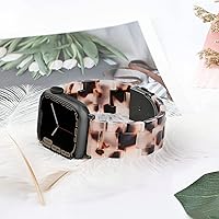 Vista 253 de Lightweight Resin Band For Apple Watch Series 11 10 SE 9 8 7 6 5 4 3 2 1 Ultra 3 2, Fashion Adjustable Replacement Strap for iWatch Bands 38mm 40mm