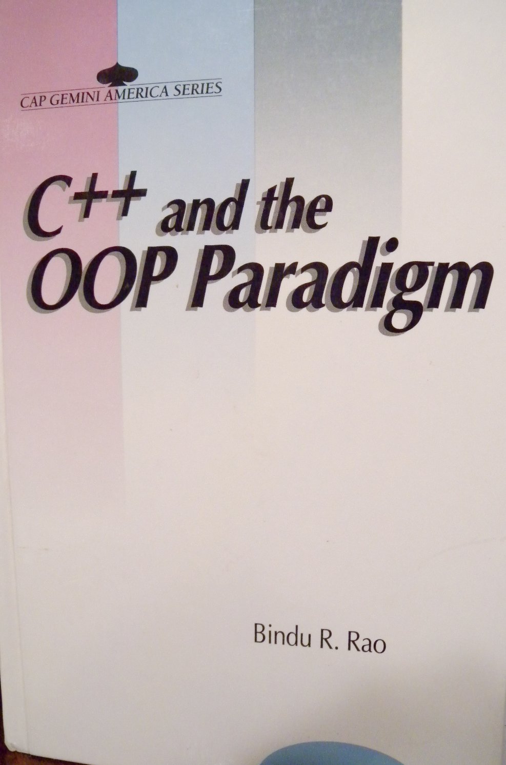 C++ and the Oop Paradigm (Cap Gemini America Series): Rao, Bindu Rama ...