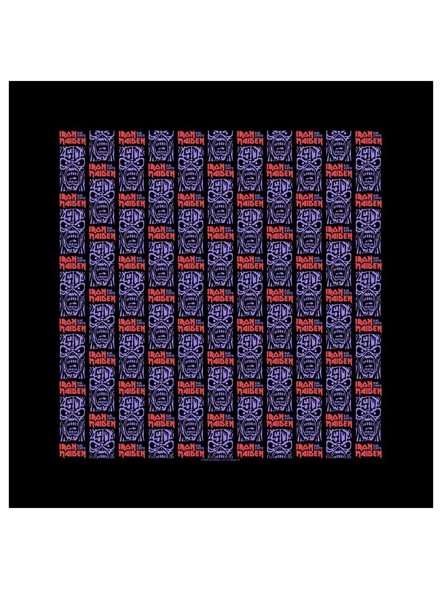 Razamataz Unisex Multicolour Iron Maiden Est 1975 Bandana