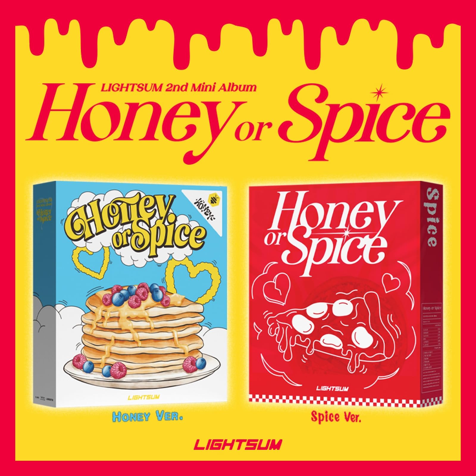 Album LIGHTSUM Honey or Spice Honey version scellé avec photocarte pour collectionneur