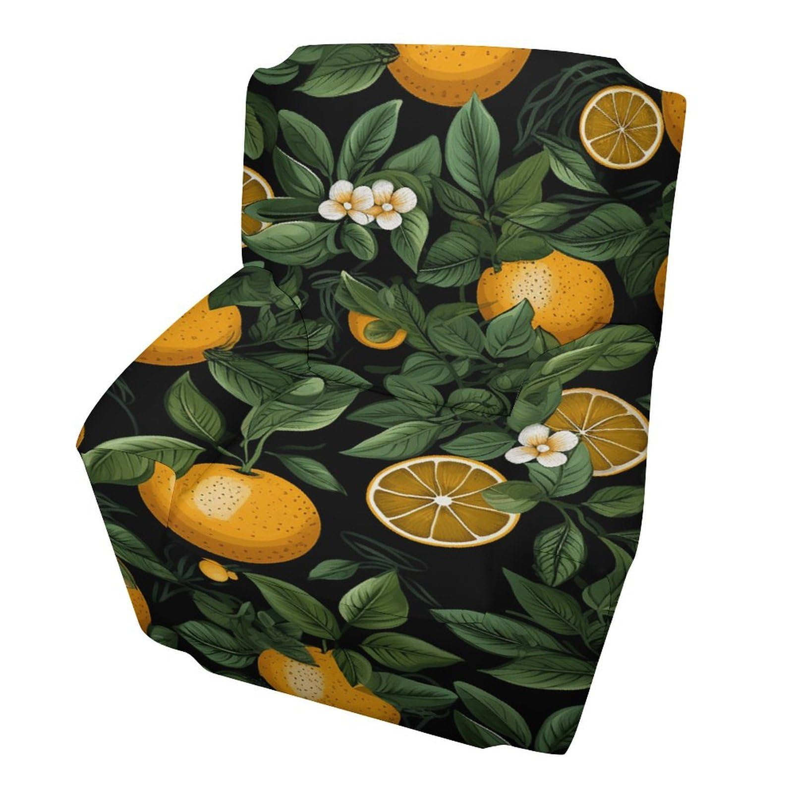 Fekiloot Style Oranges And Leaves Couch Cover Sofa Cover Sofa Slipcover