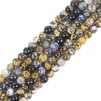 Vista 49 de Cuentas redondas sueltas de piedra de sangre africana de 0.157 pulgadas (0.157 in) para hacer joyas