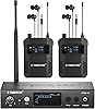 Phenyx Pro UHF Mono Wireless in-Ear Monitor System, Metal Wireless IEM System, Bodypack Receiver, 50 Adjustable Frequencies, Separate Outputs, 164ft Operation, Suitable for Band and Studio (PTM-11)