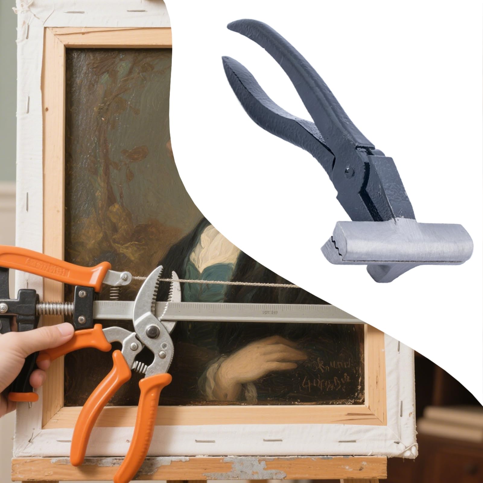 Pinza per per tensionare le immagini | Pinza di serraggio ad alta resistenza per telai – Strumento di serraggio del per progetti artistici in camera da, sala da pranzo