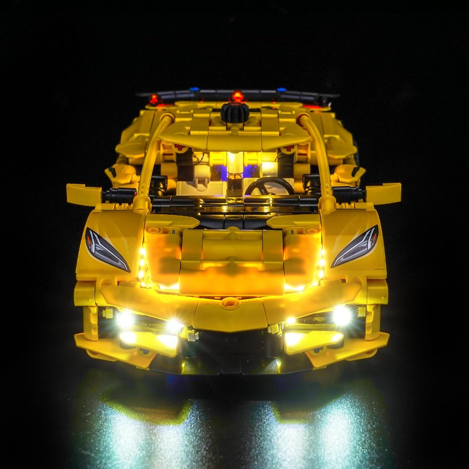 LED Lighting Compatible with LEGO 42205 Technic Chevrolet Corvette Stingray, Light Kit Compatible with LEGO Technic 42205, NOT Included The Model Set - JUST Lights