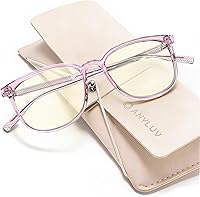 Vista 22 de ANYLUV Gafas de luz azul para mujeres y hombres, lentes de bloqueo de luz azul para mujer, anteojos de computadora antifatiga ocular