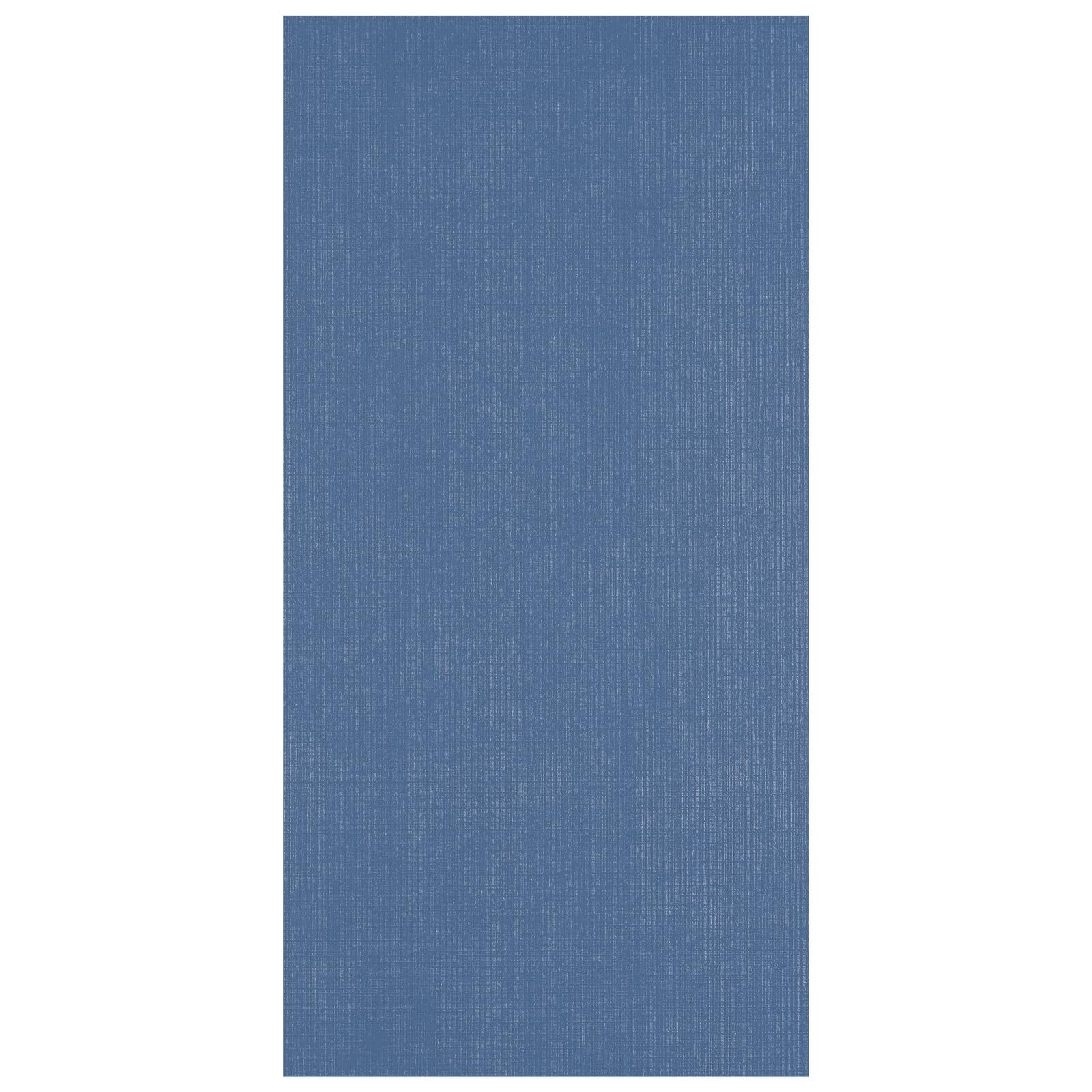 Florence Linen Cardstock 10.6 x 5.3 Inches Blue (Maritime) - 10 Sheets of 250 GSM Coloured Paper - Card Making Supplies for Scrapbooking and Other Crafts