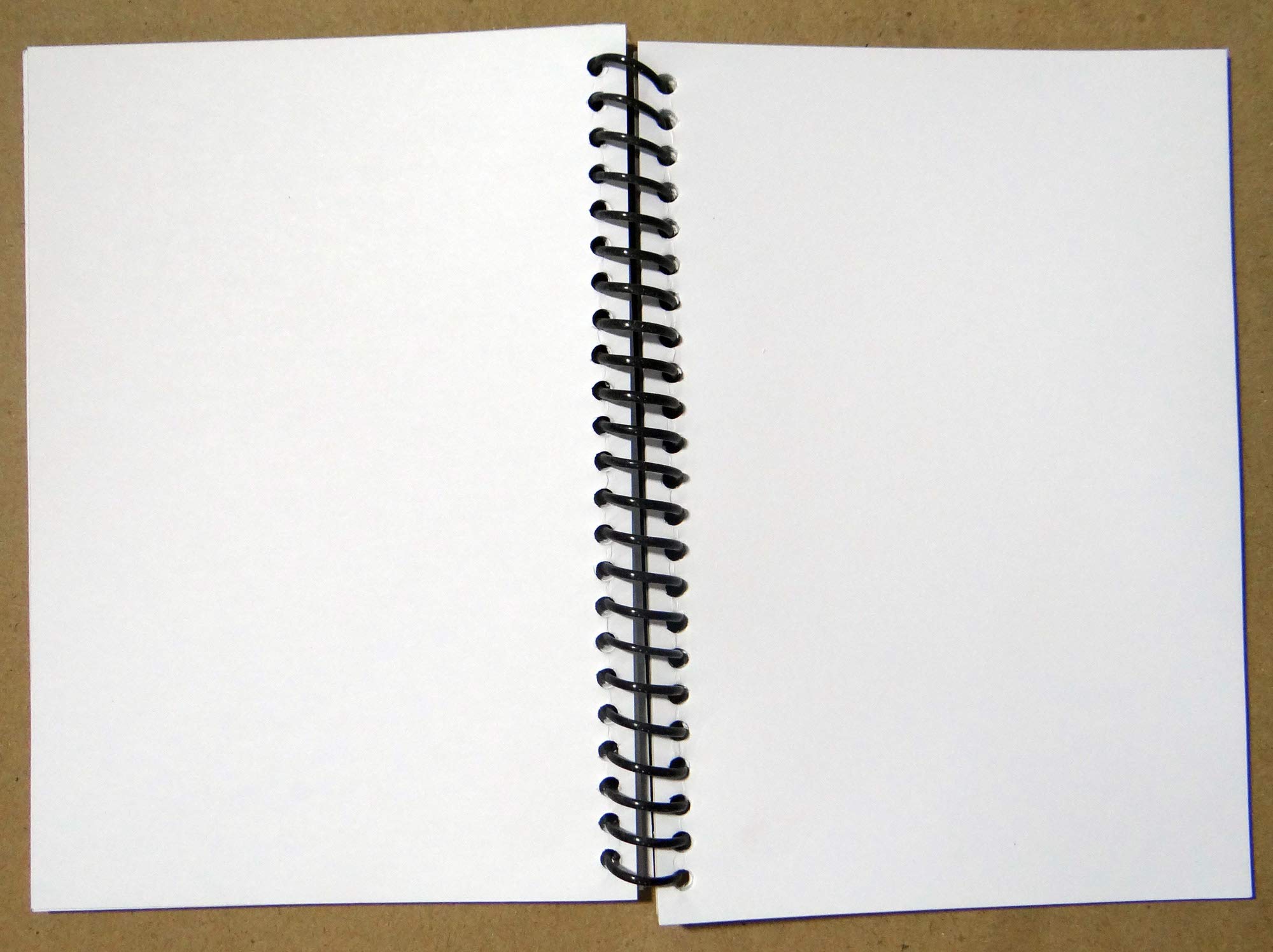 amblitz Quaderno a spirale, formato A5, senza righe, 200 pagine, confezione da 2