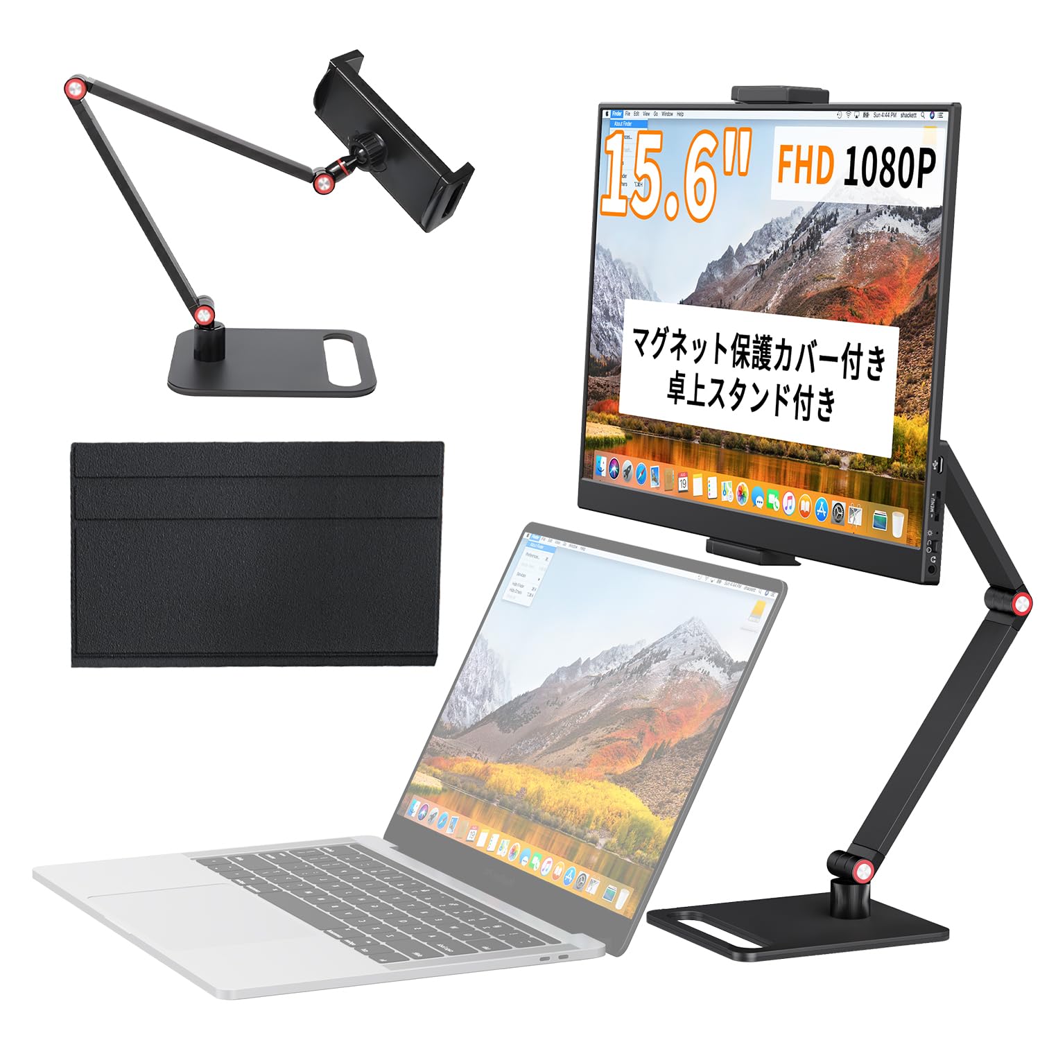 keeptime 15.6インチ ポータブルモニター 本体 新品・未使用 KEEPTIME モバイルモニター 15.6インチ 1920*1080 モバイル
