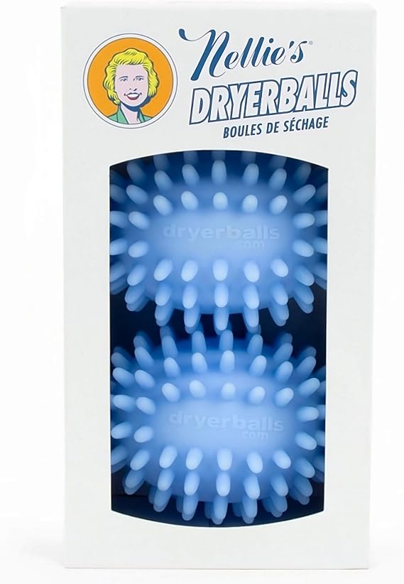 Nellie's Dryerballs - Eco-Conscious Laundry Dryer Balls - Softens Fabrics, Reduces Wrinkles, and Shortens Drying Time - Dryer Sheet Alter...