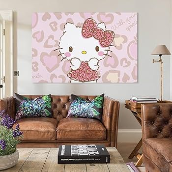 ハローキティ　レア　壁掛け　インテリアプレート　オブジェ　非売品 74802-42-