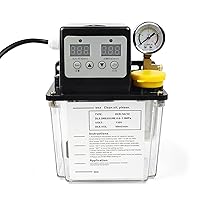 Vista 1 de RATTMMOTOR Bomba de aceite lubricante automática 110V 1L, bomba de lubricación electromagnética, control numérico digital, pantalla digital dual