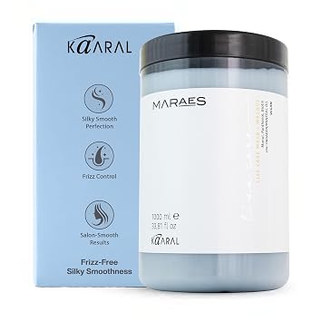 Kaaral Maraes Liss Care Mask - Hair Mask for Detangling and Control Cuticle Sealing - Certified Vegan, pH Balanced Formula Free of Paraben and Mineral Oil - Post Wash Conditioning Masque - 1,000 ml