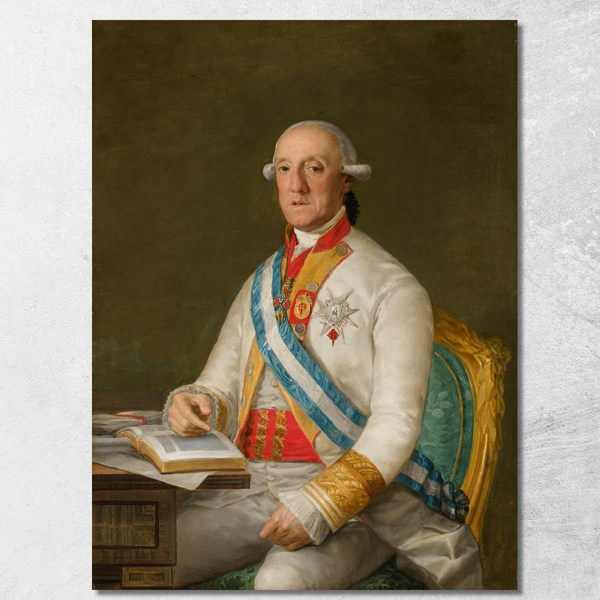 Tableau Francisco de Goya : Vicente Maria De Vera, toile encadrée d'art 130x90
