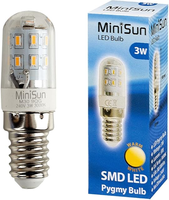 MiniSun 3w High Power SES E14 LED Pygmy Energy Saving Long Life Light Bulb - 3000K Warm White