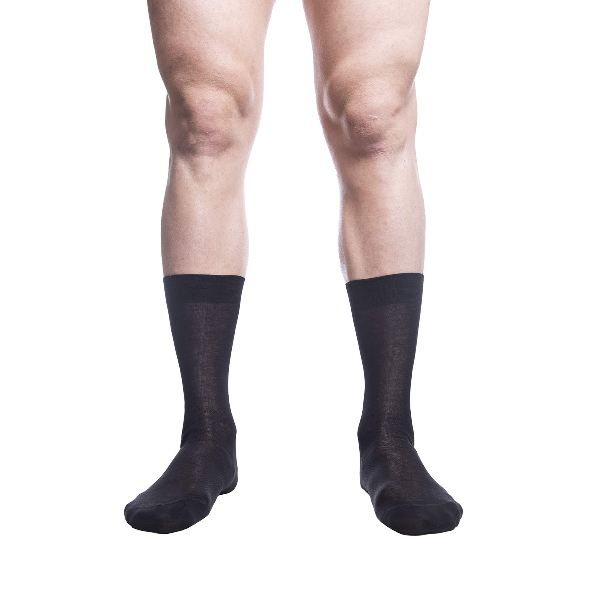 PETTI Artigiani Italiani - Calzini, Calze Uomo, Calzino Uomo, Calze Lunghe e Corte Uomo, 6 Paia Calze Uomo Filo di Scozia, 100% Made in Italy