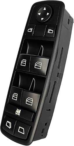 SWITCHDOCTOR Interruptor maestro de ventana para Mercedes-Benz R320 2007-2009, Mercedes-Benz R350 2006-2011 (ventanas laterales eléctricas)
