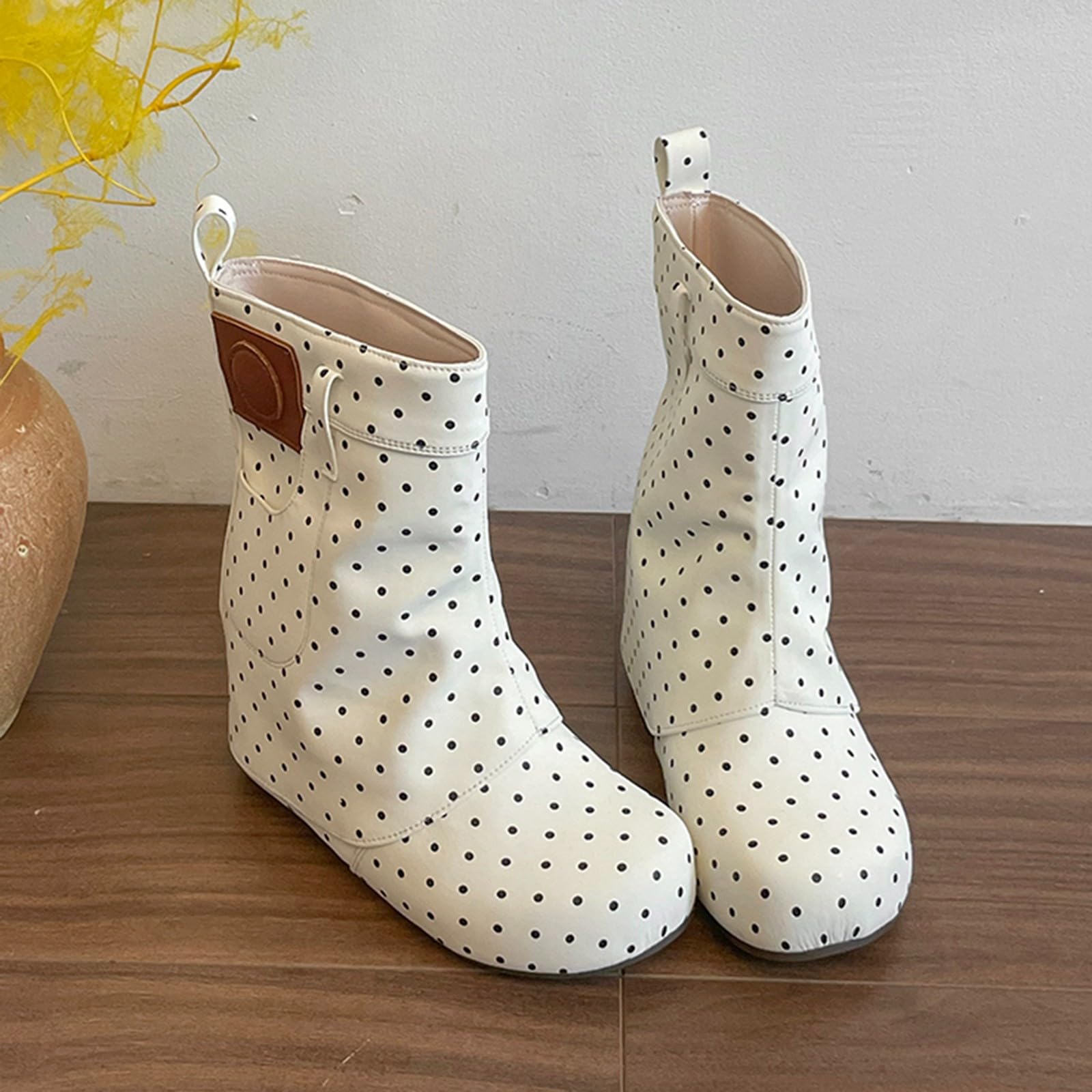 Botas de Agua Mujer Negras Botines Casuales Cómodas Elegante Boots Women