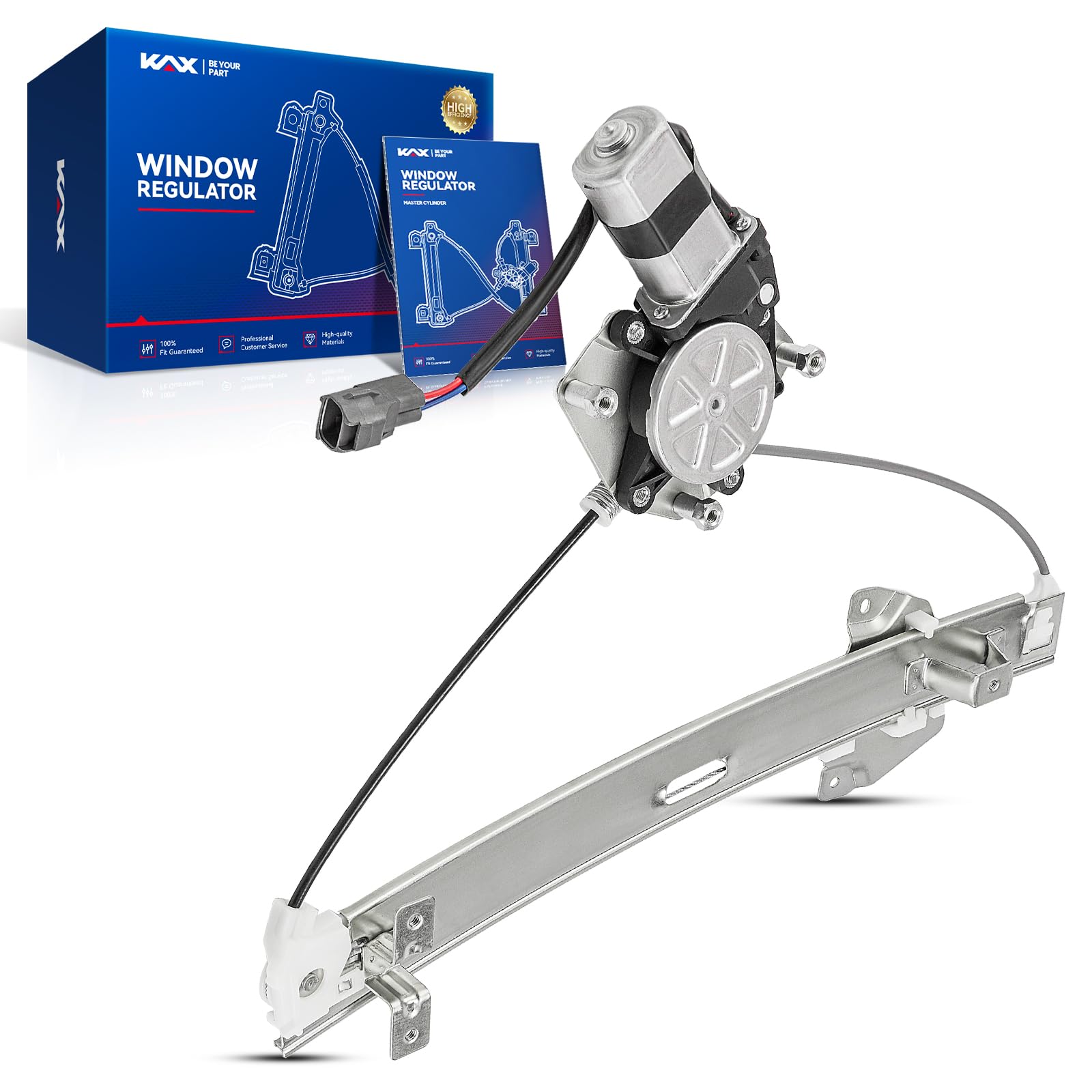 KAX Rear Left Power Window Regulator w/Motor Fit for Galant 2004-2012