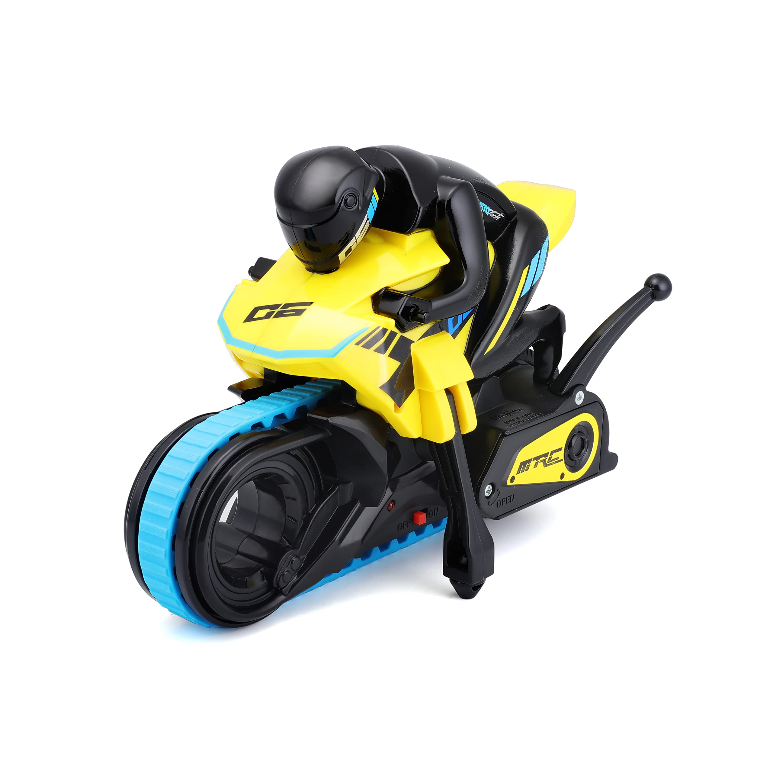 MAISTO TECH RC CYKLONE – M82767Y – Moto Amarilla – Mando a Distancia 2,4 GHz – para niños – a Partir de 5 años – para Aventuras llenas de imaginación y Creatividad