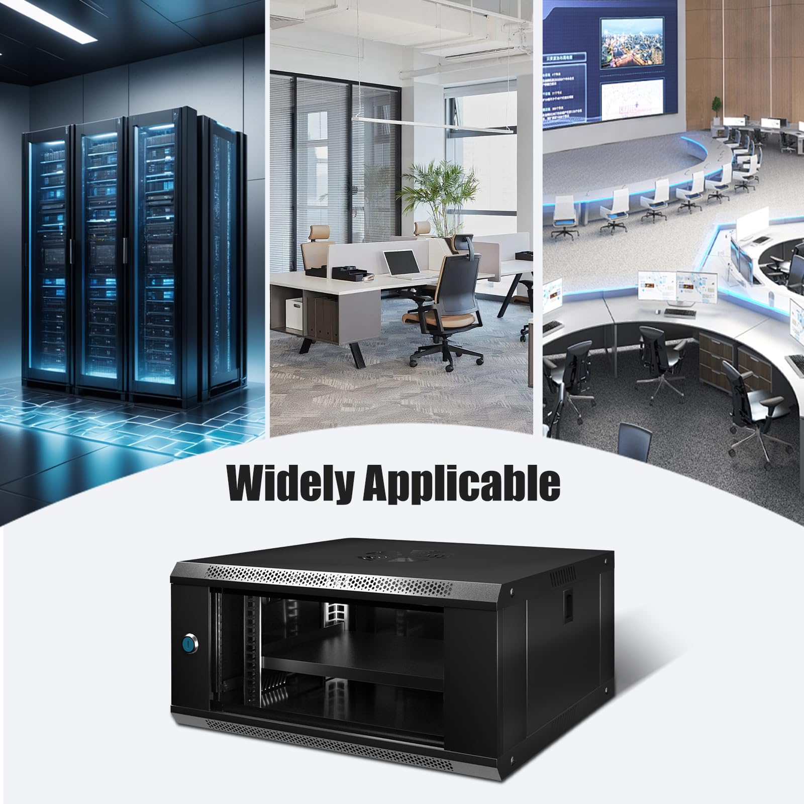 Amazon.com: JIZEUO 6U Wall Mount Server Cabinet IT Network Rack