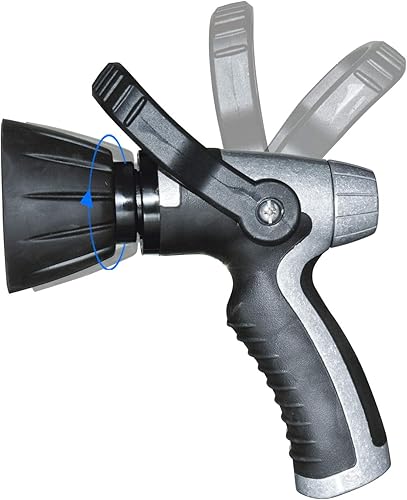 Miniatura 3 de Boquilla de manguera de jardín, boquilla rociadora de manguera de metal resistente, boquilla de manguera rociadora de manguera de agua, boquilla