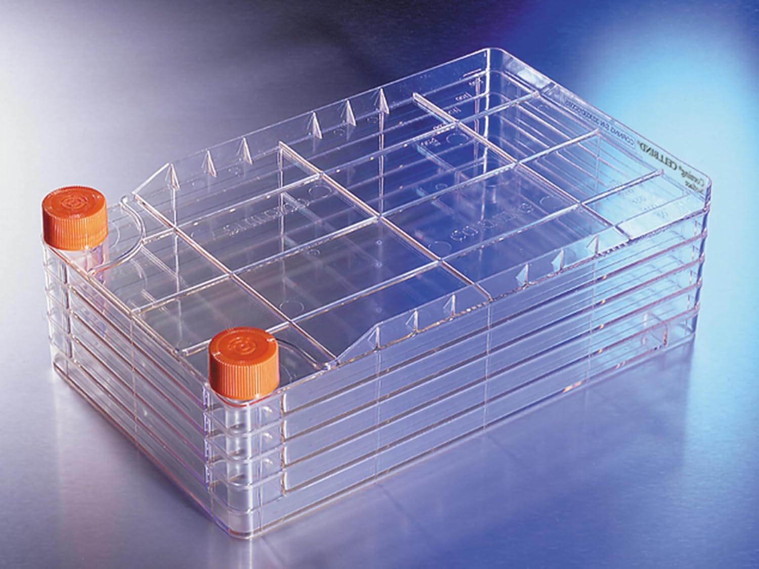 Corning CellSTACK 3313 Polystyrene Chamber with Vent Caps, 5-Stack, 3180cm² Cell Growth Area (Case of 8)
