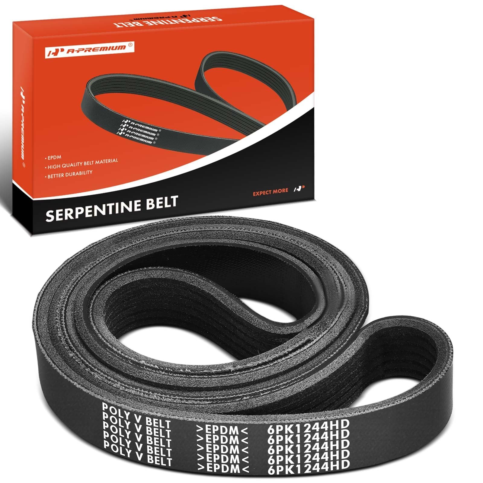 Evite averías mecánicas con la correa serpentina para Peterbilt e International 8