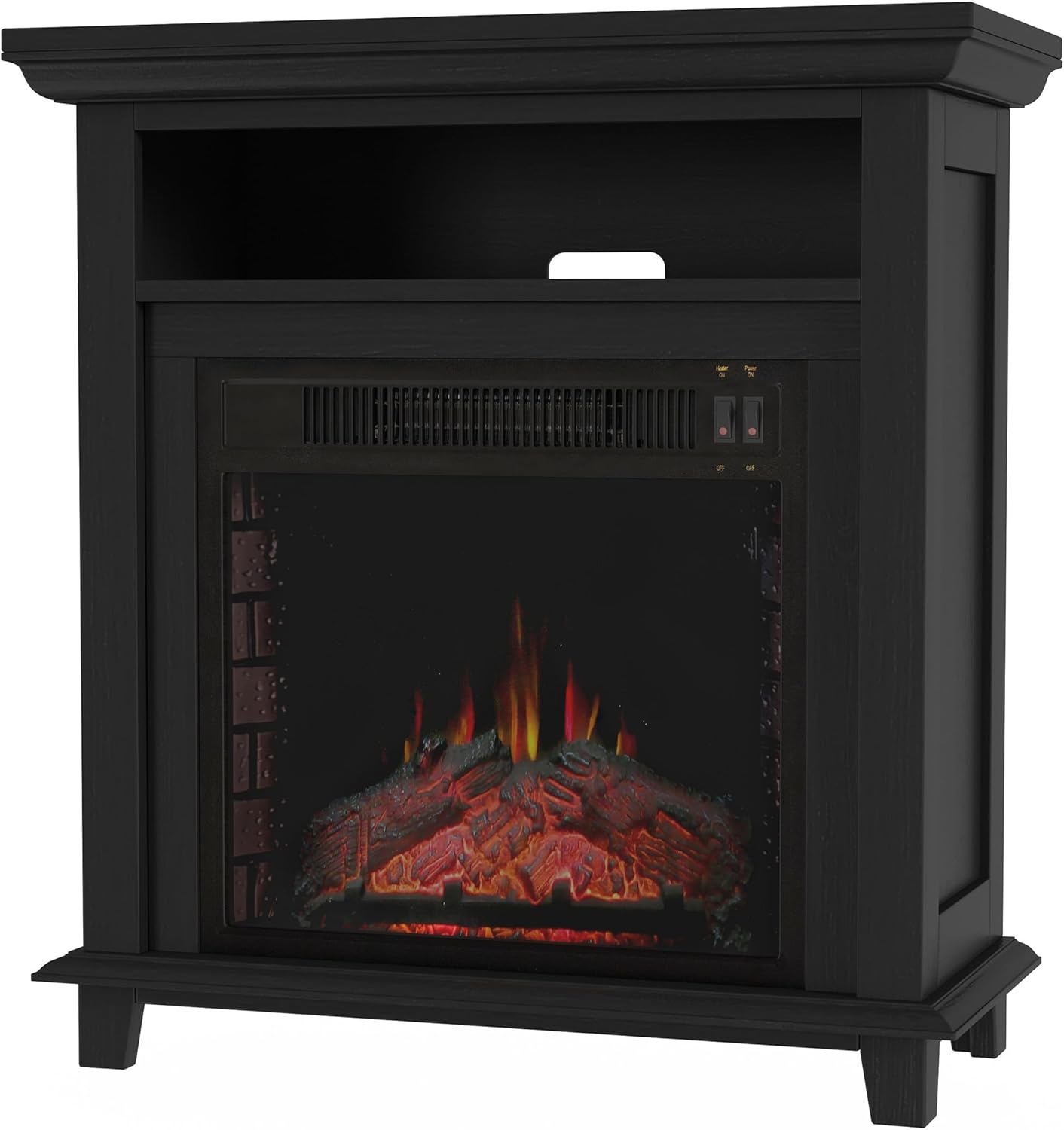 27 Inch Electric Fireplace TV Stand for 32