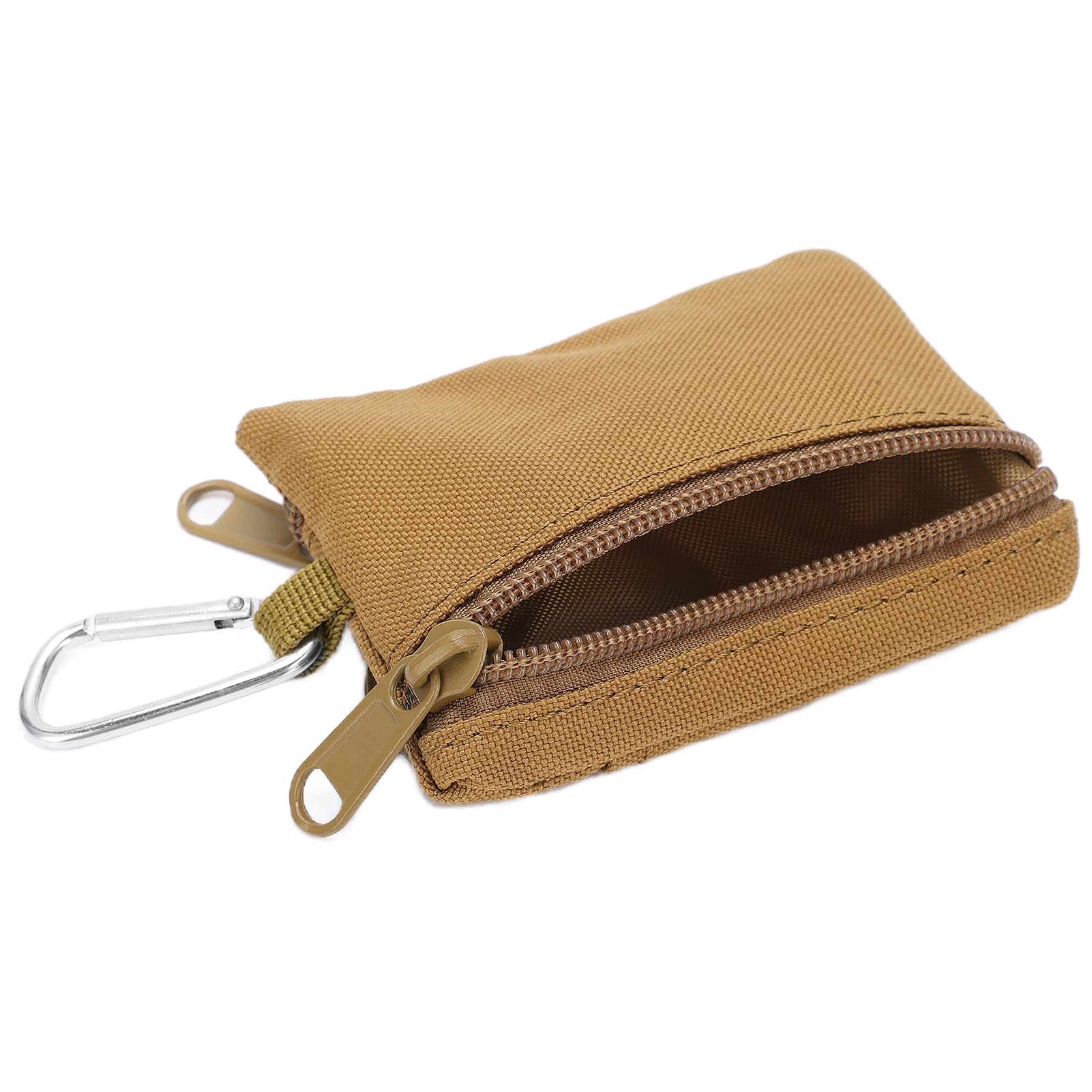 Pochette Molle EDC Avec Mousqueton - Porte-cartes, Clés, Pour Randonnée, Camping, Militaire