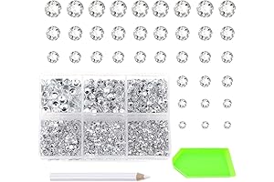 4500 Pieces Hotfix Rhinestones for Crafts