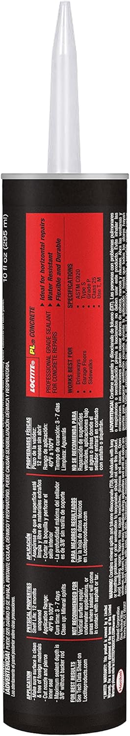 OSI - HENKEL CORPORATION 1618150 ADHESIVES_and_SEALANTS, 10 Ounce, Gray, 10 Fl Oz : Industrial & Scientific