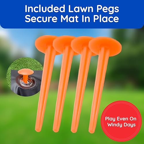 Miniatura 6 de Giggle N Go Flarts Lawn Darts Outdoor Games for Family Our Lawn Games for Kids - Quality Backyard Games for Adults and Kids - Our Inflatable Dart