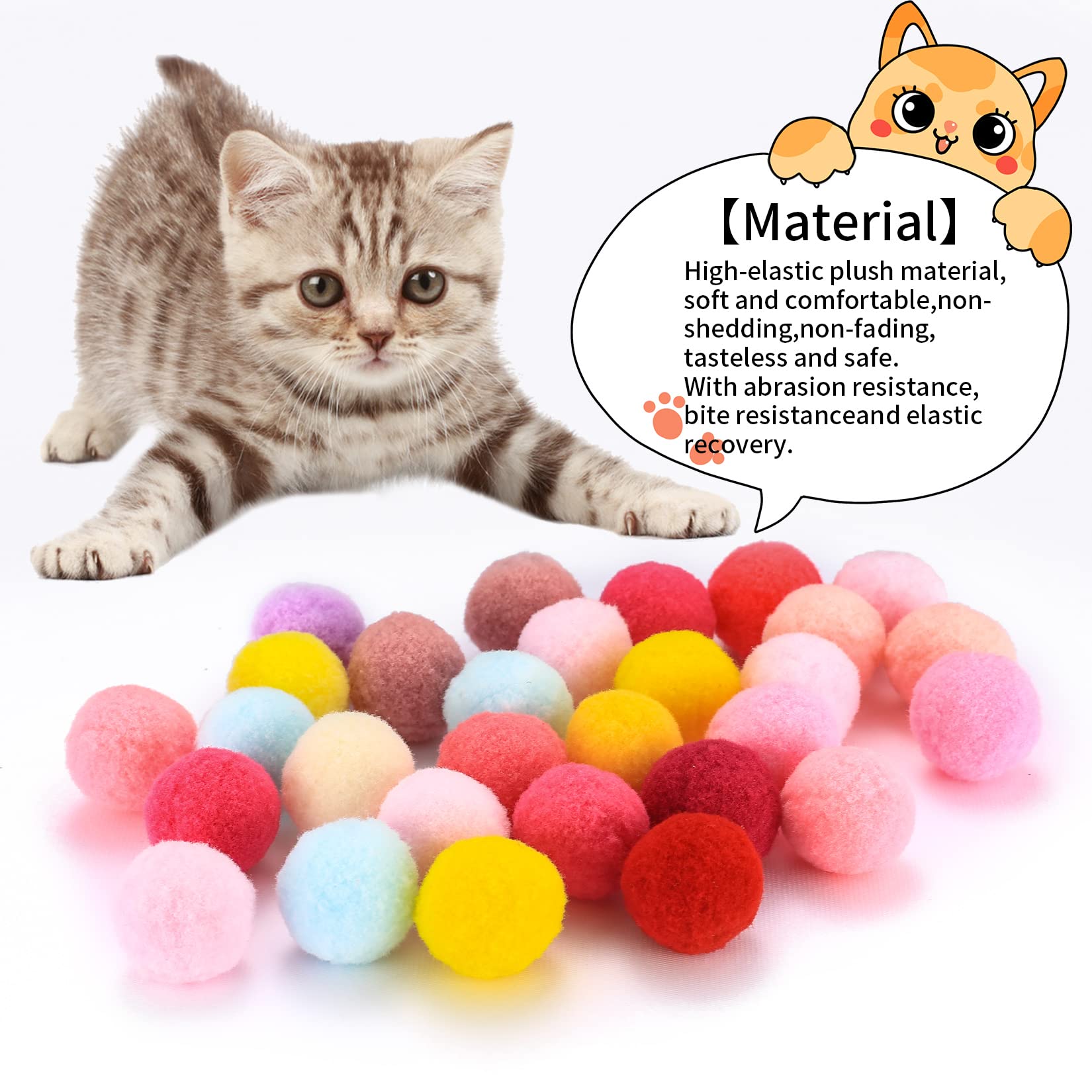 AKONE Kattenspeelgoed bal, interactief katten speelgoed, katten