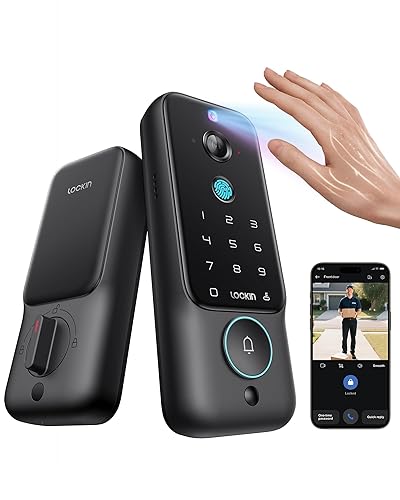 Lockin Veno Plus Smart Lock with 2K 180° Security Camera