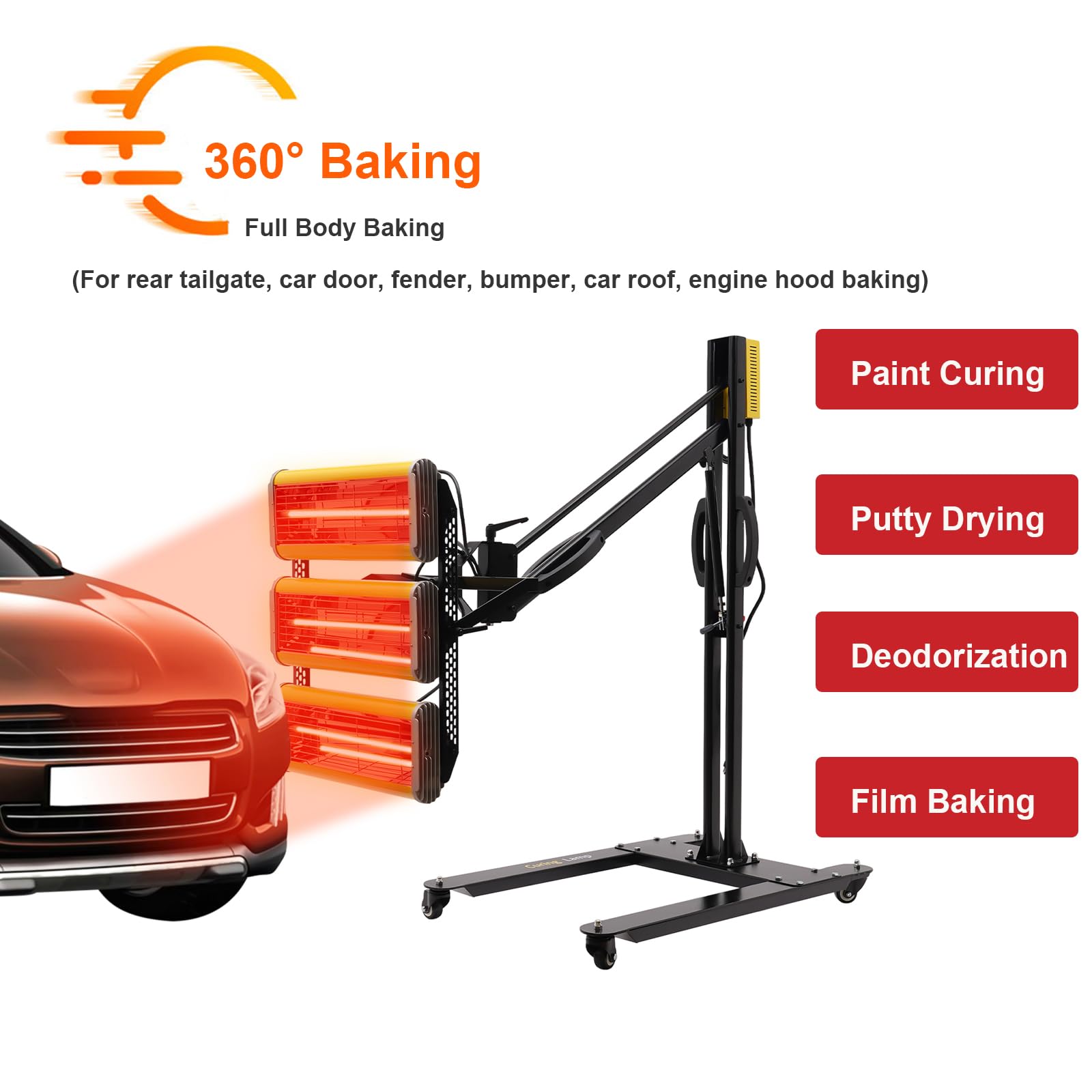 Infratech Medium Wave Curing Lamp – Speeds Up Automotive Paint & Body Filler Drying