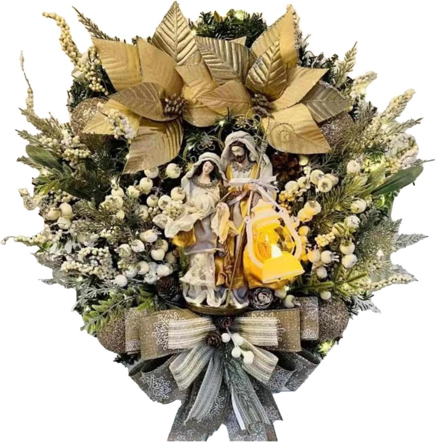 Figuras De Belén Religioso Colgante De Navidad De Madera - Decoración Colgante Cristiana Para El Nacimiento De Jesús Para El árbol De Navidad, Decoraciones De Belén