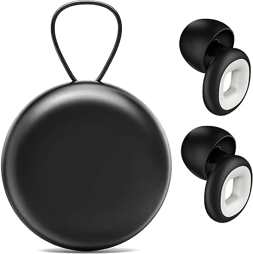 Miniatura 7 de Tapones para los oídos para dormir, cancelación de ruido y ruido del viento de la motocicleta, tapones reutilizables y protección auditiva en