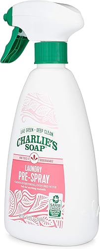 Miniatura 3 de Charlie's Soap Pre-spray para lavandería (16 onzas líquidas, paquete de 2) pretratamiento natural y removedor de manchas, potente y ecológico
