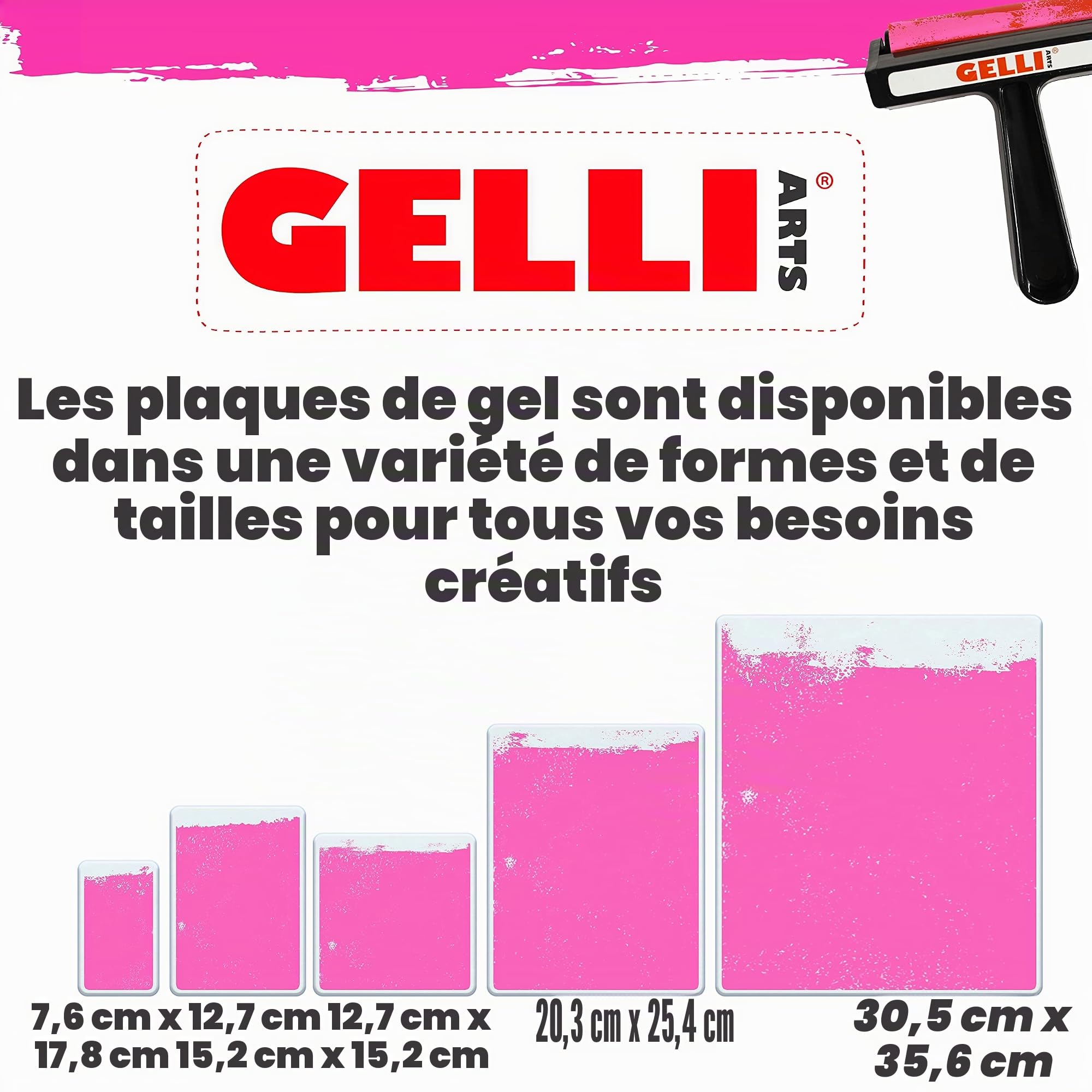 Gelli Arts Gl013964721027 Plaque d'impression gel 22,9 x 30,5 cm