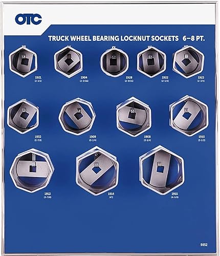 OTC 62910 Tablero de visualización para juego de zócalos '9852'