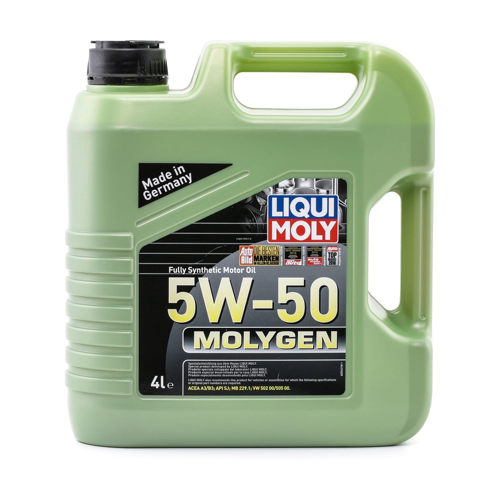 Liqui Moly Olio Motore Molygen 5W-50 Olio Sintetico Olio 4 L-image