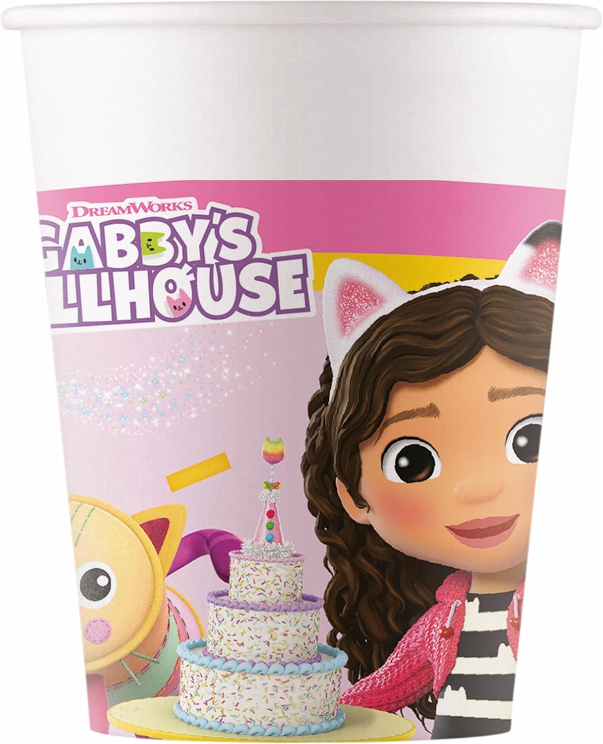 Gabby's Dollhouse Birthday Party Plates Napkins Cups Table Cover for 16 image 4