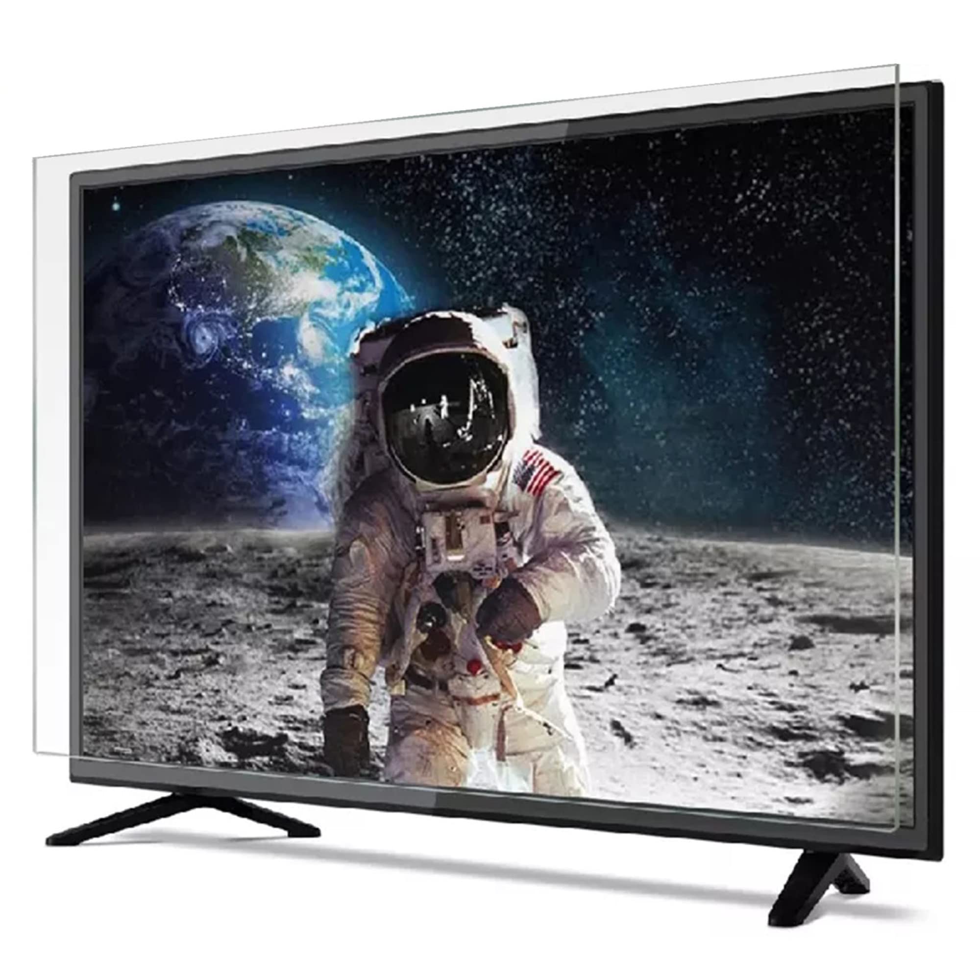 Protector De Pantalla De TV Mate, Antideslumbrante De Luz Azul Película De TV Tasa De Anti-Reflejo hasta 90% para Family TV Eyes Fatigue Protection/A / 49in 1075/604mm