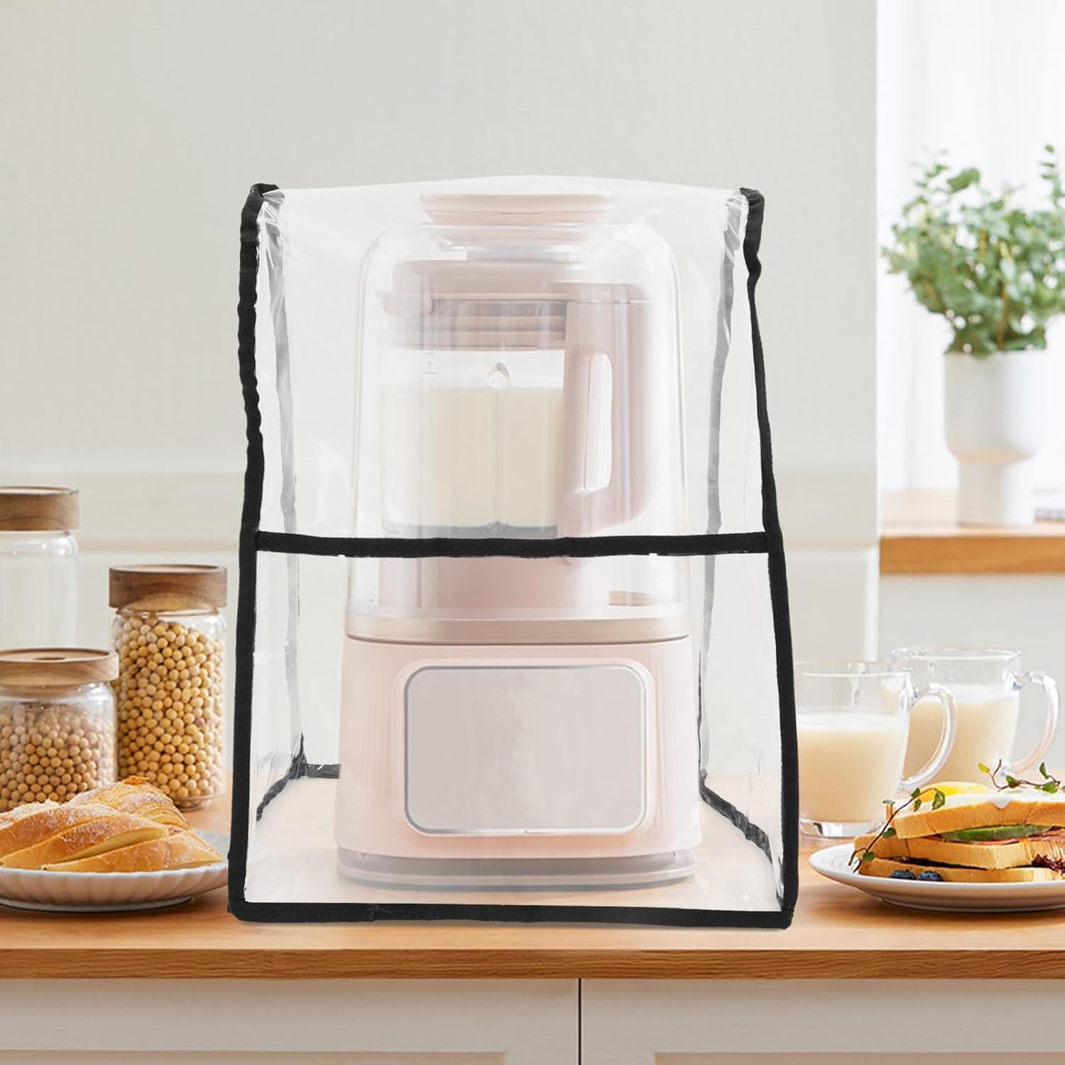 Zerodeko Mixer Cover Stand Mixer Protective Case Material Easy to Clean Stain Resistant Fits Toasters