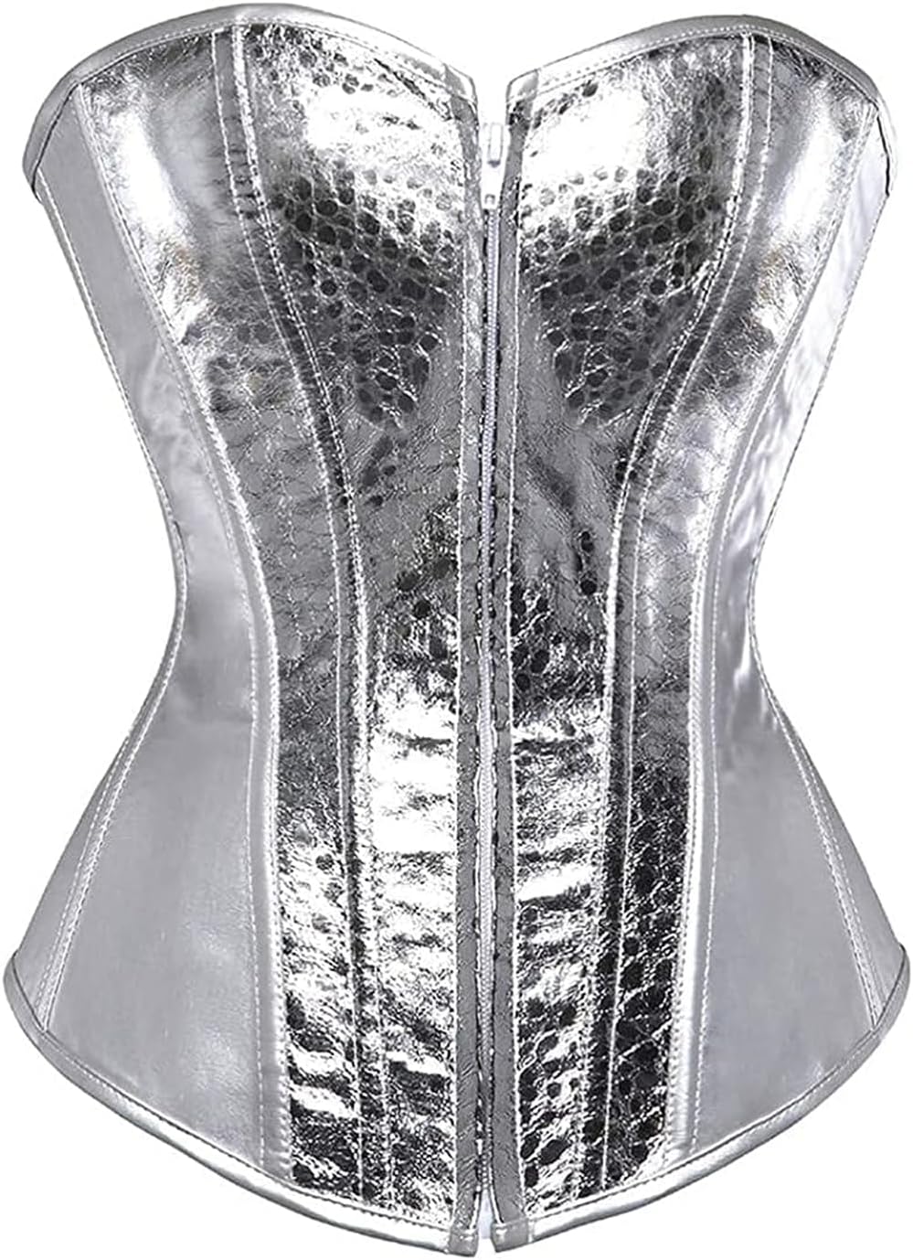 ICEGIA Women's Heavy Duty Corset Double Steel Boned Waist Trainer Corsets Underbust Body Shaper
